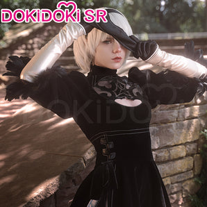 【L Ready For Ship】DokiDoki-SR Cosplay Game NR:Automata Cosplay 2B Cosplay No. 2 Type B Cosplay Costume Women
