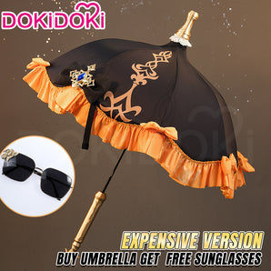 DokiDoki Game Genshin Impact Cosplay Navia Umbrella Prop Fontaine/ Sunglasses