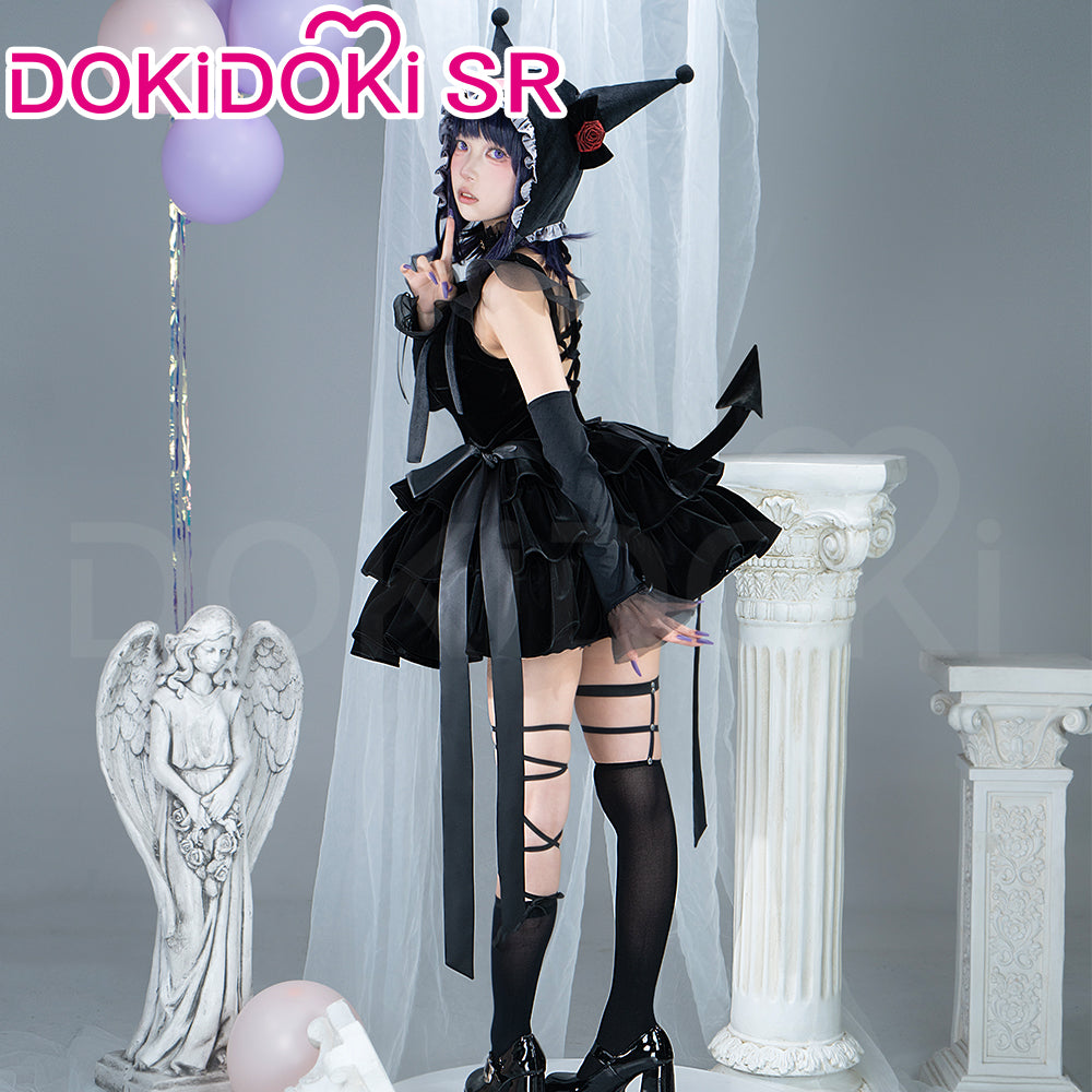 Partial Ready For ShipSize S-3XLDokiDoki-SR Anime Cosplay Kiitagaawa Maariin Costume Black Dress - Costume Only-XL-Ready For Ship Partial Ready For ShipSize S-3XLDokiDoki-SR Anime Cosplay Kiitagaawa Maariin Costume Black Dress - Costume Only-XL-Ready For Ship