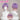DokiDoki Anime Diabolik Lovers Cosplay Sakamaki Kanato Wig Short Straight Purple Pink Hair