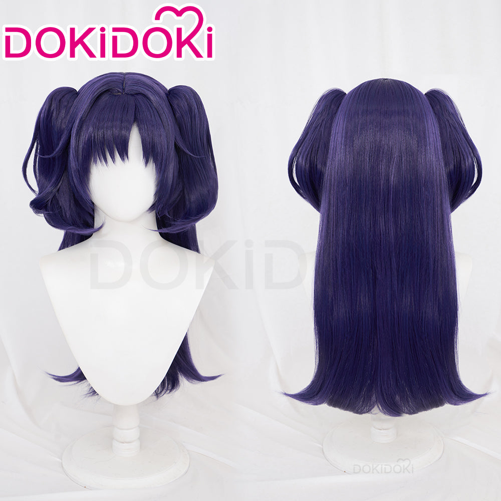 DokiDoki Game Blue Archive Cosplay Hayase Yuuka Wig Long Straight Purp –  dokidokicosplay