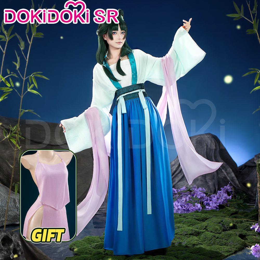Ready For ShipSize XS-4XLDokiDoki-SR Anime The Apothecary Diaries Cosplay Maomao Frog Green Dress Costume Mao Mao, M-Ready For Ship Ready For ShipSize XS-4XLDokiDoki-SR Anime The Apothecary Diaries Cosplay Maomao Frog Green Dress Costume Mao Mao, M-Ready For Ship