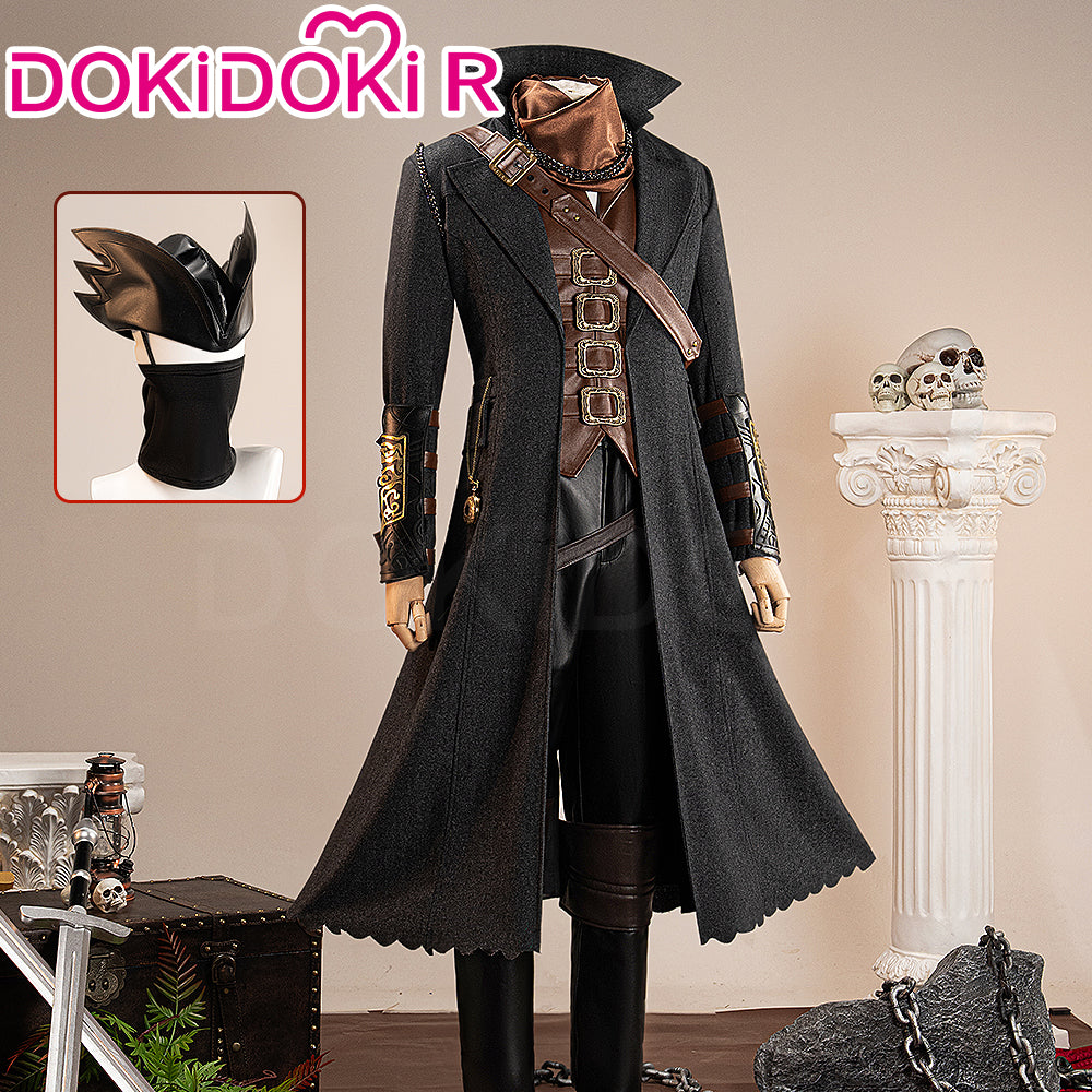 Size XS-3XLใDokiDoki-R Game Bloodborne Cosplay Gehrman Costume