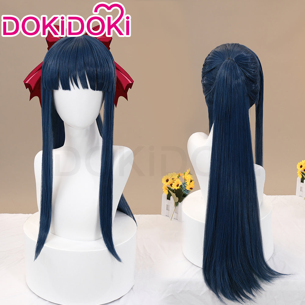 DokiDoki Anime Game Sakura Wars Cosplay Shinguji Sakura Wig Long Blue –  dokidokicosplay