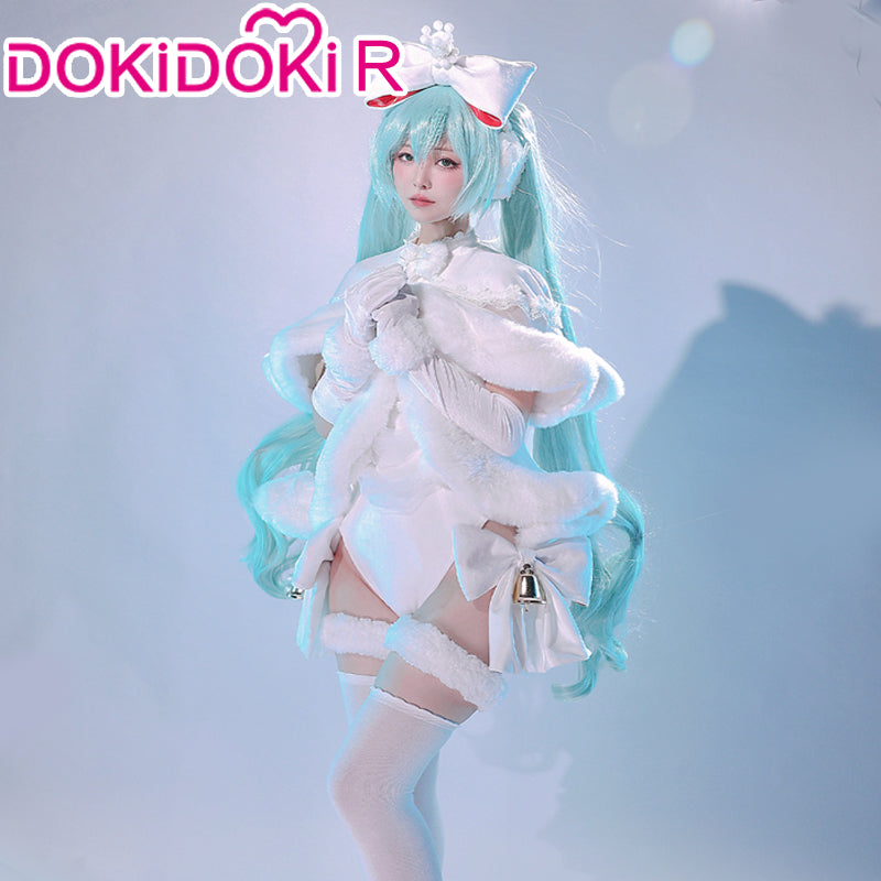 DokiDoki-R Cosplay Costume White Christmas Dress dokidokicosplay DokiDoki-R Cosplay Costume White Christmas Dress dokidokicosplay