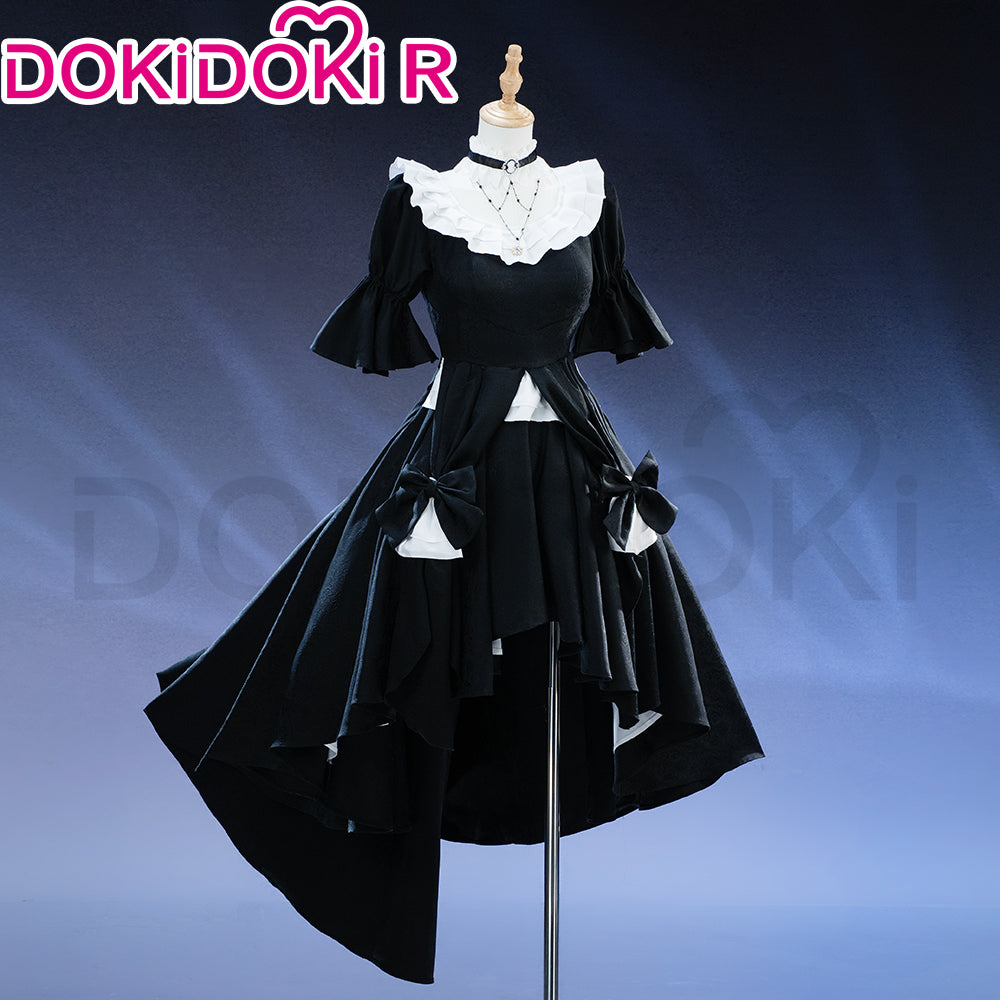 【In Stock】【Size S-3XL】DokiDoki-R Anime Cosplay Costume Black Dress Whi