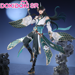 【Ready For Ship】DokiDoki-SR Game Honkai: Star Rail Cosplay Dan Heng Imbibitor Lunae Cosplay Costume /Shoes Danheng