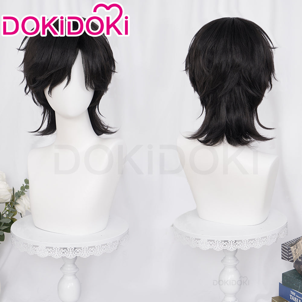 Ready For Ship DokiDoki Anime Gokurakugai Cosplay Yoru Wig Short Stra