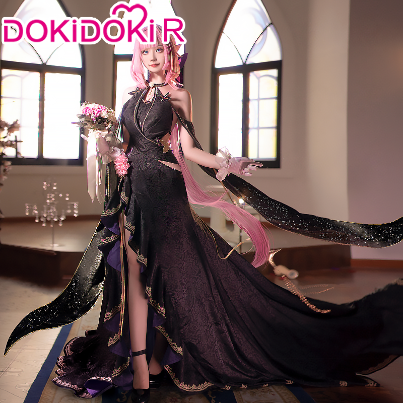 In Stock DokiDoki R Game Honkai Impact 3rd Cosplay Elysia Costume Par