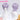 【US/EU LOCAL SHIPPING 】DokiDoki Movie Anime Cosplay Men Wig / Earrings Short Light Purple Mauve Hair