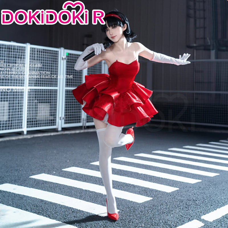 【Partially Ready For Ship】DokiDoki-R Anime Perfect Blue Cosplay Kirigoe Mima Costume Strapless Red Dress, Costume Only-S-Order Processing Time Refer 【Partially Ready For Ship】DokiDoki-R Anime Perfect Blue Cosplay Kirigoe Mima Costume Strapless Red Dress, Costume Only-S-Order Processing Time Refer