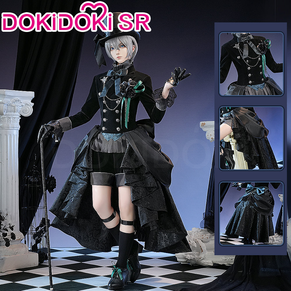Costume Ready For ShipDokiDoki-SR Anime Cosplay Ciiel Phaantomhiive Costume Black Rose, So please do not choose Express shipping option when placing Costume Ready For ShipDokiDoki-SR Anime Cosplay Ciiel Phaantomhiive Costume Black Rose, So please do not choose Express shipping option when placing
