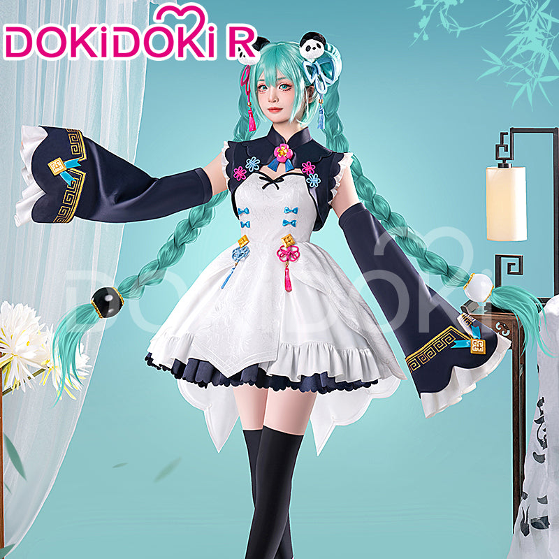 【IN STOCK】DokiDoki-R Cosplay Panda Girl Cute Dress Lolita Costume / Wi