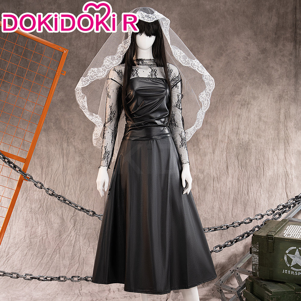 DokiDoki-R Manga Anime Cosplay Black Dress Suit White Veil Women Costume, Costume Only-M-Order Processing Time Refer to Description Page DokiDoki-R Manga Anime Cosplay Black Dress Suit White Veil Women Costume, Costume Only-M-Order Processing Time Refer to Description Page