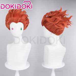 DokiDoki Anime Cosplay  Wig Short Straight Orange Hair