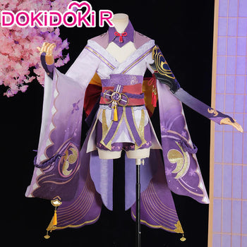 DokiDoki-R Game Genshin Impact Cosplay Raiden Shogun Baal Costume Ge –  dokidokicosplay