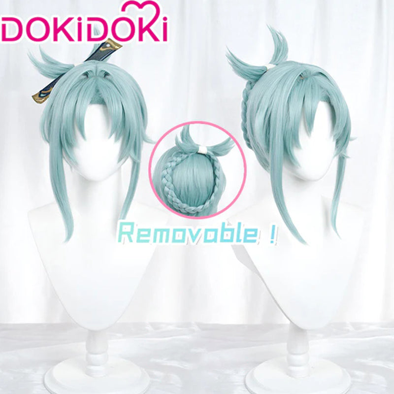 Light Green Ver DokiDoki Game Genshin Impact Cosplay Madame Ping Wig light-green-ver-dokidoki-game-genshin-impact-cosplay-madame-ping-wig