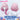 【EU LOCAL SHIPPING 】DokiDoki Game Honkai: Star Rail Cosplay Cyrene Wig Short Curly Light Dark Pink Gradient Hair / Head Accessory Set