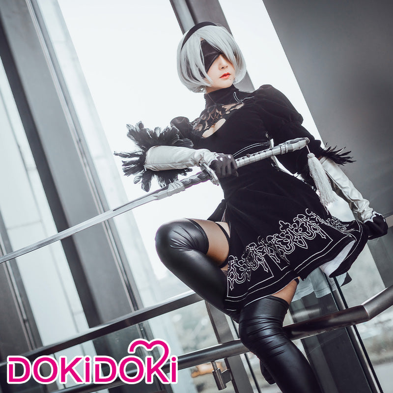 S-XXL】DokiDoki-SR Game Cosplay NieR:Automata 2B Cosplay YoRHa No