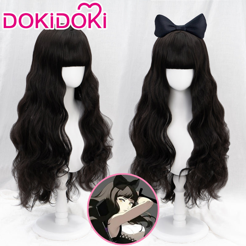 DokiDoki Anime RWBY Blake Belladonna Cosplay Wig Long Black Female