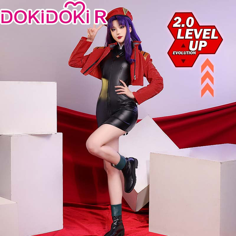 【Ready For Ship】【Size S-4XL】DokiDoki-R Anime Cosplay Costume Red Black