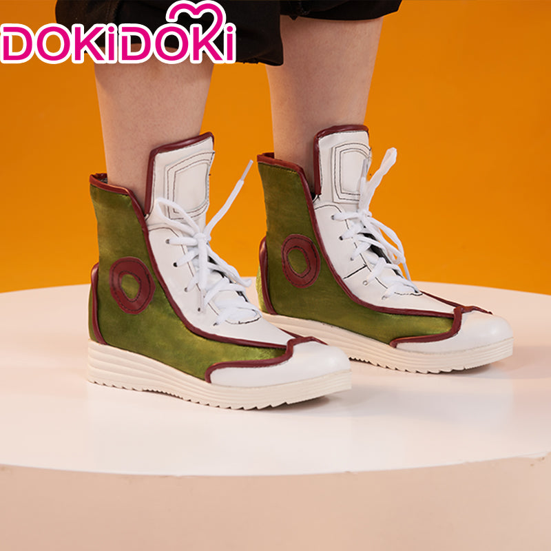 DokiDoki Anime Chainsaw Man Cosplay Denji Cosplay Green/White Shoes Gr –  dokidokicosplay