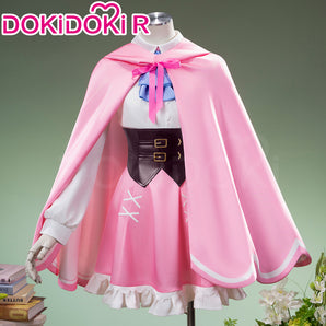【Partially Ready For Ship】【Size S-3XL】DokiDoki-R Anime Cosplay Costume Pink White Dress