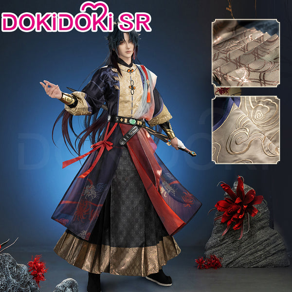 On sale DOKI DOKI Cosplay Zhongli Antiquity Doujin Costume