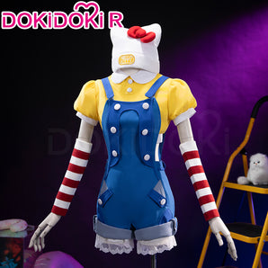 【Partially Ready For Ship】【Size S-3XL】DokiDoki-R Game Cosplay Costume Yellow Blue Overalls