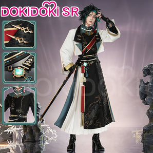 DokiDoki-SR Game Genshin Impact Cosplay Xiao Costume Shadow Doujin