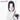 【Ready For Ship】DokiDoki Anime Cosplay Wig Black Purple Synthetic Hair
