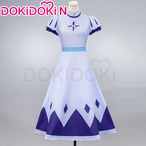 【Ready For Ship】【Size S-3XL】【Last Batch】DokiDoki-N Anime Hell Hotel Cosplay Angel Costume Purple Blue