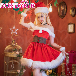 【LOWEST PRICE EVER】【70% OFF FLASH Deal】【US LOCAL SHIPPING 】【Size L/2XL 】DokiDoki-R Anime Cosplay Costume Christmas Red