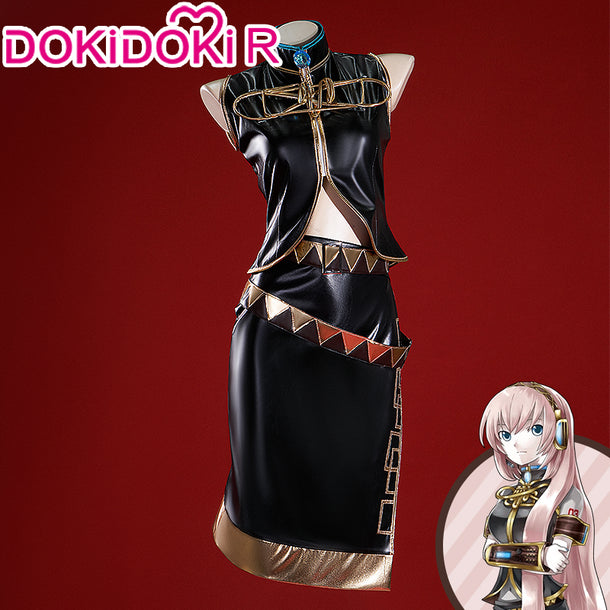 【Size S3XL】DokiDokiR VSINGER Cosplay Megurine Luka Costume PJSK