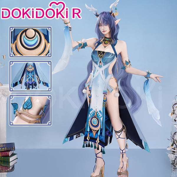 Size XS-2XL】DokiDoki-R Game Genshin Impact Cosplay Lauma Costume