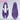 【Ready For Ship】DokiDoki Anime Clannad Cosplay Fujibayashi Kyou Wig Long Straight Purple Hair