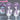 【Ready For Ship】DokiDoki Game Cosplay Jellyfish Girl Wig Long Purple Hair