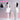【Ready For Ship】DokiDoki Anime Hell Boss Cosplay Wig Long Straight Black White Hair