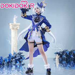 【Size S-3XL】DokiDoki-R Game Genshin Impact Cosplay Fontaine Focalors Furina Costume