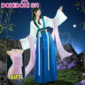 【Ready For Ship】【Size XS-4XL】DokiDoki-SR Anime The Apothecary Diaries Cosplay Maomao Frog Green Dress Costume Mao Mao