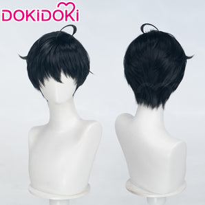 DokiDoki Manga Anime Omniscient Reader's Viewpoint Cosplay Kim Dokja Wig Short Straight Black Hair