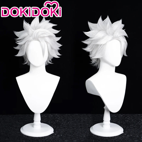 Short white anime wig sales