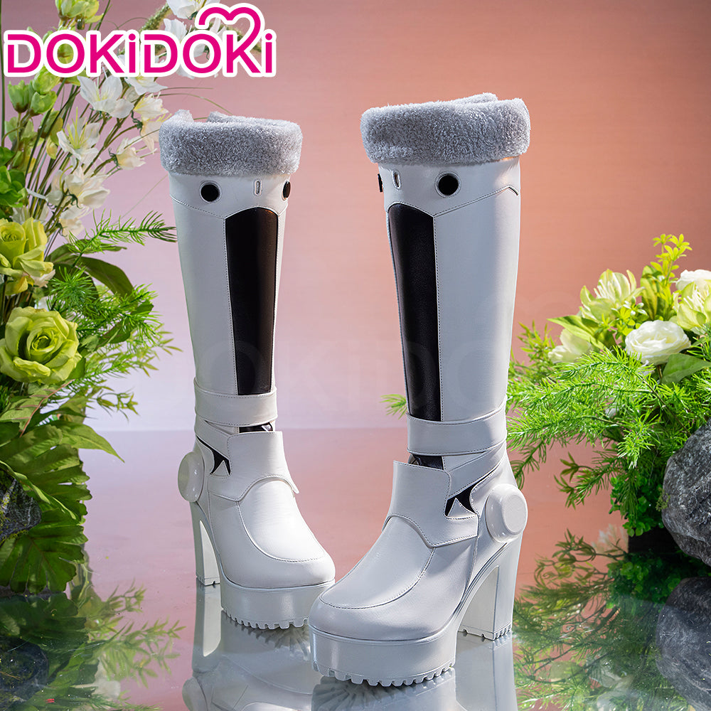 DOKI Upgraded Version】DokiDoki Anime Game Cosplay White Black Shoes
