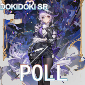 【POLL】$5 Deposit =10% OFF Coupon DokiDoki-SR Game Silver Palace Cosplay Female Detective Costume The Raven's Claws