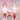 DokiDoki Game Wuthering Waves Cosplay Changli Wig Long Pink White Gradient Hair Chang Li