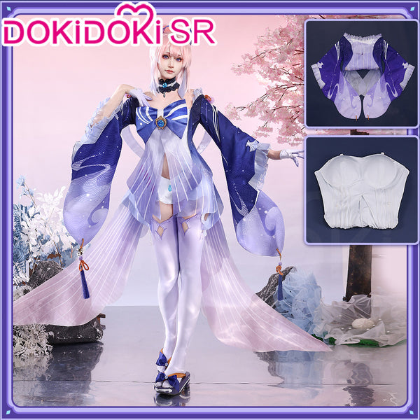 Ready For Ship DokiDoki SR Game Genshin Impact Sangonomiya Kokomi Cosplay Costume Women