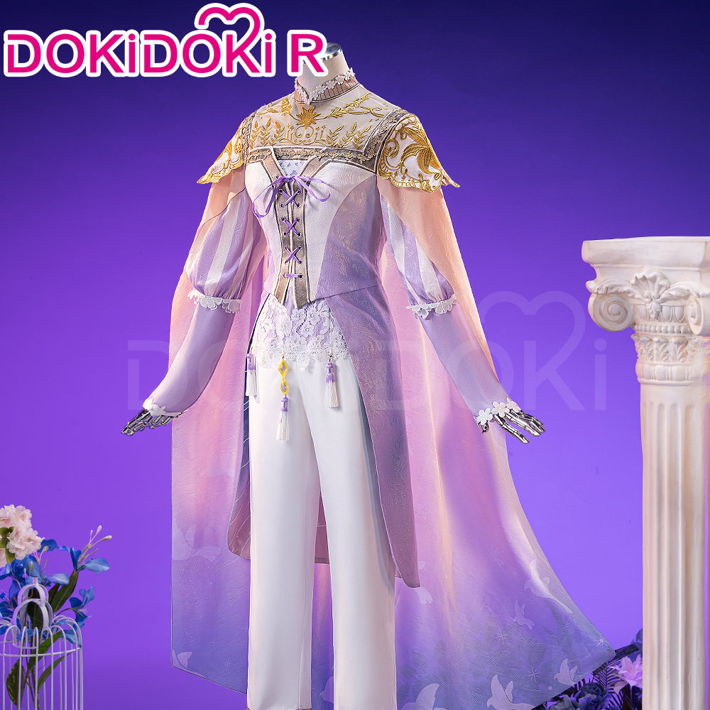 Tidyverse Costumes R DokiDoki-R Game Anime Cosplay Costume Twilit Fit Purple Sleeve Cap ...