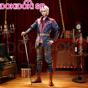 【Size S-3XL】DokiDoki-SR Game Cosplay Costume Blue Red Medieval Style Halloween