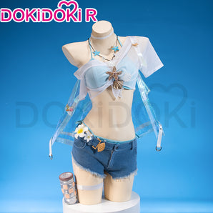 【Size S-3XL】DokiDoki-R Game Wuthering Waves Cosplay Lynae Costume Peppermint Swimsuit