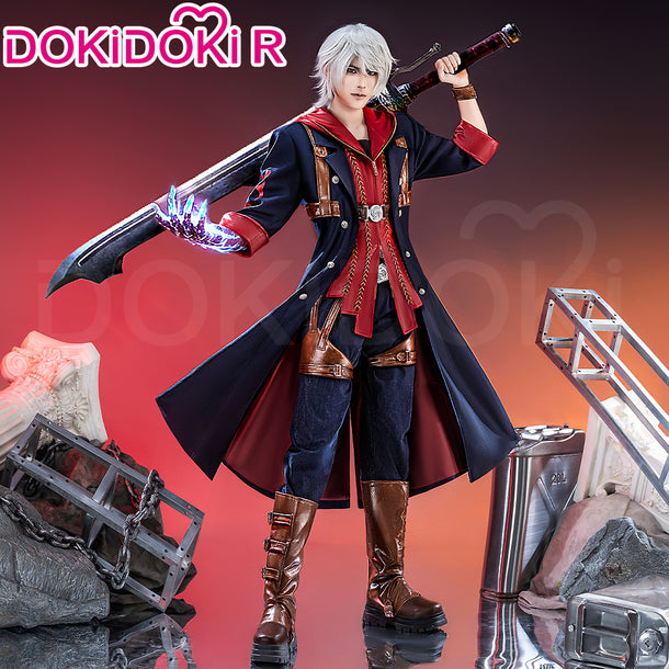 【Size XS-3XL】DokiDoki-R Game Cosplay Neeroo Costume Red dmc4 ...